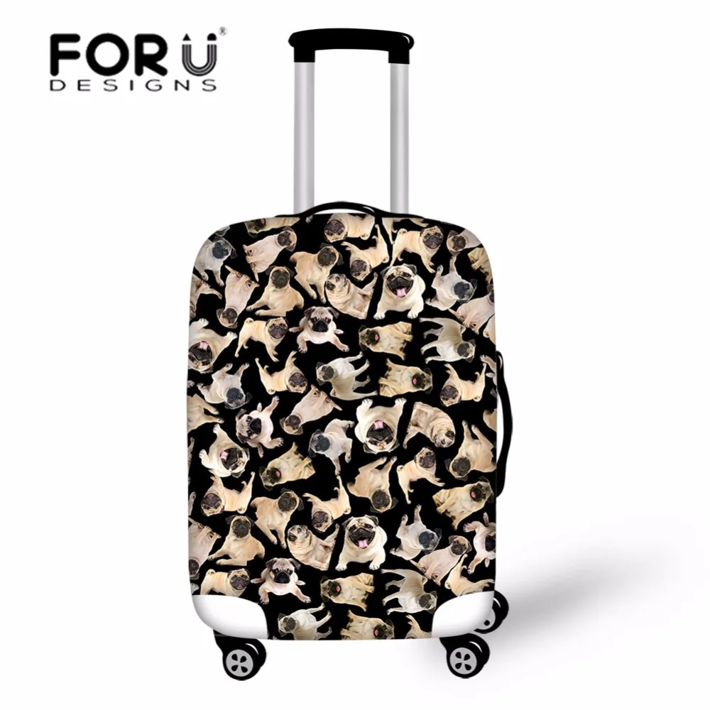 FORUDESIGNS Pug Case Cover Travel Luggage Protective Cover 3D Dogs Suitcase Covers Travel Bags Elastic Cover For 18-30 Inch
FORUDESIGNS Pug Case Cover Travel Luggage Protective Cover 3D Dogs Suitcase Covers Travel Bags Elastic Cover For 18-30 Inch