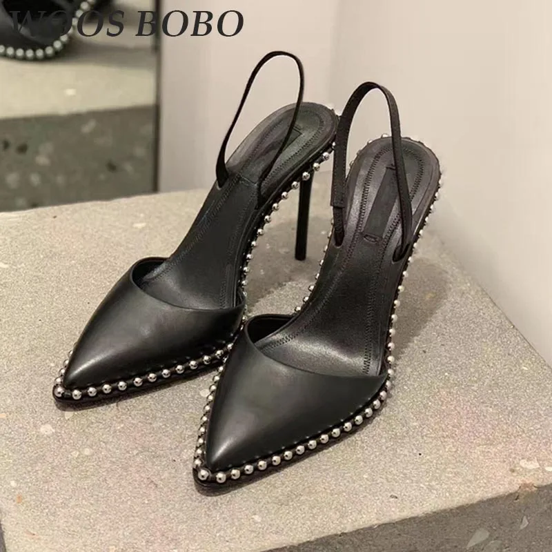 BOBO Pointed Toe Rivet Women High Heel Shoes Sexy High Heel Sandals Summer Fashion Party Shoes Concise Shoes Woman Brand 2019
BOBO Pointed Toe Rivet Women High Heel Shoes Sexy High Heel Sandals Summer Fashion Party Shoes Concise Shoes Woman Brand 2019