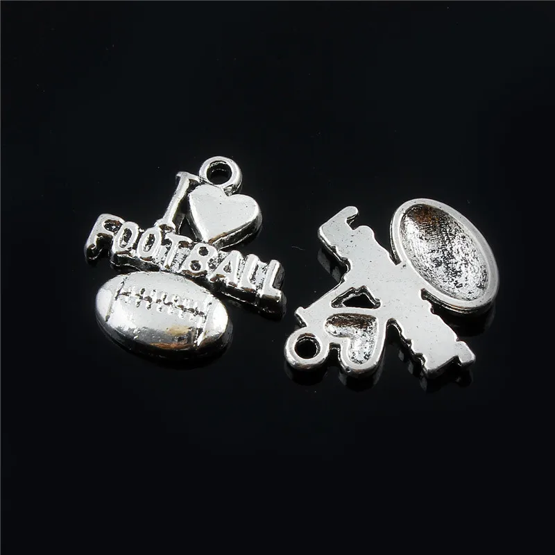 10pcs Antique Silver Football Bead Charm Beads Pendants Alloy Handmade Jewelry Necklace Bracelet Earrings DIY 20x16mm
10pcs Antique Silver Football Bead Charm Beads Pendants Alloy Handmade Jewelry Necklace Bracelet Earrings DIY 20x16mm