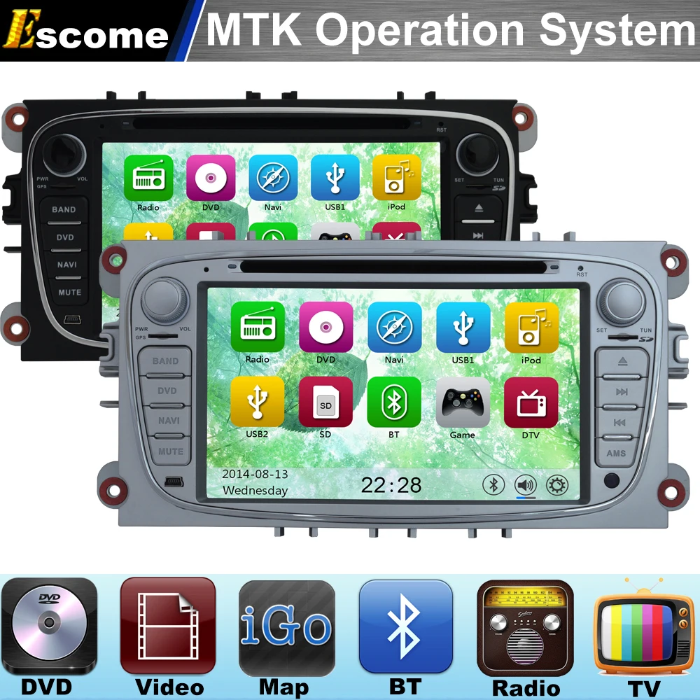 MTK3360 Car DVD Automotivo For FORD Galaxy 2010 2011 2012 Ford Kuga 2008 2009 2010 2011 2012 with Bluetooth Radio GPS Navigation
MTK3360 Car DVD Automotivo For FORD Galaxy 2010 2011 2012 Ford Kuga 2008 2009 2010 2011 2012 with Bluetooth Radio GPS Navigation