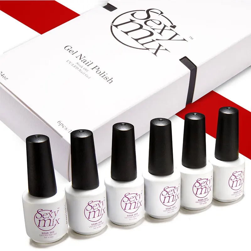 Sexy mix 6Pcs/Box UV Nail Gel Polish With Box Set Nail Art Design Salon Gel Polish Soak off Manicure Lacquer Gel Varnishes Kits
Sexy mix 6Pcs/Box UV Nail Gel Polish With Box Set Nail Art Design Salon Gel Polish Soak off Manicure Lacquer Gel Varnishes Kits