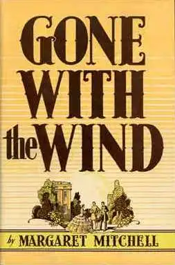 

Gone With The Wind Book Cover Locket Necklace keyring silver & Bronze tone B0970