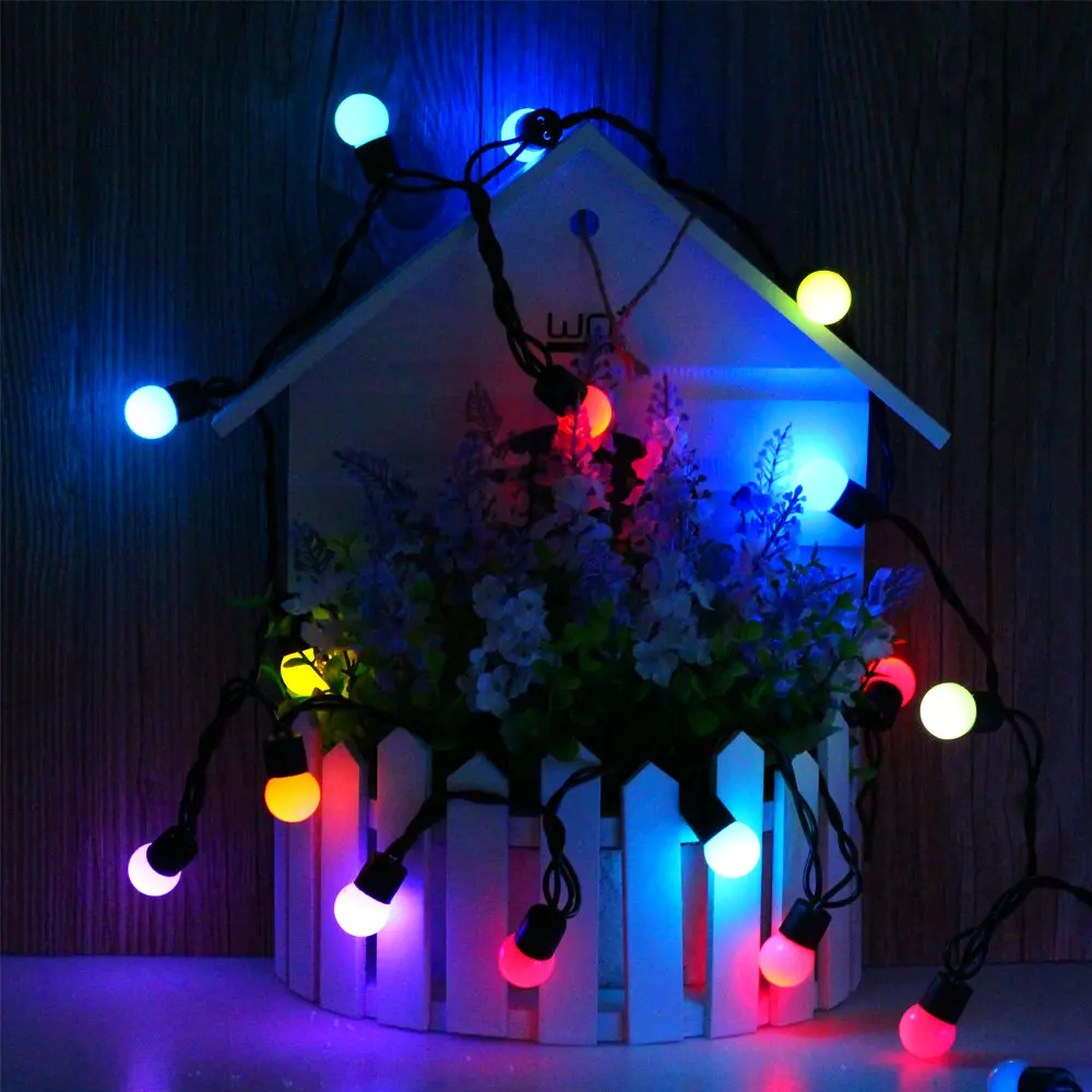 LED Strings Lights 220V 5M 50LEDs /10M 100LEDs Christmas Tree Garland Festoon Outdoor Ball Fairy Lights