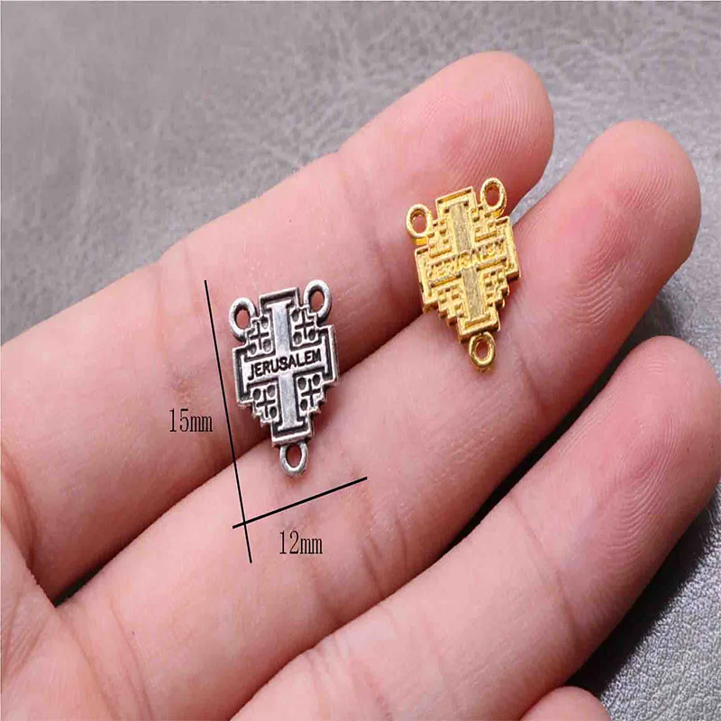 Rosary Center Jerusalem Rosary Center Pendant Accessories 100PCS Religious Rosary Cross Center Pendant
Rosary Center Jerusalem Rosary Center Pendant Accessories 100PCS Religious Rosary Cross Center Pendant