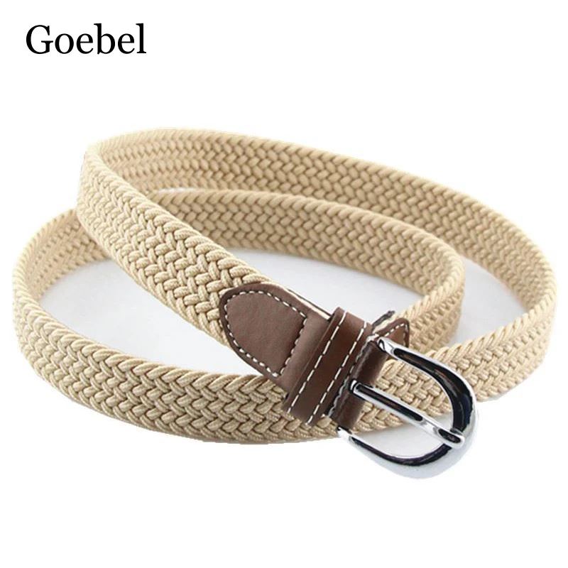 Woman Elastic Belt Knitted Canvas Belt Decoration Pin Buckle Canvas Strap Women Belt Female
Woman Elastic Belt Knitted Canvas Belt Decoration Pin Buckle Canvas Strap Women Belt Female