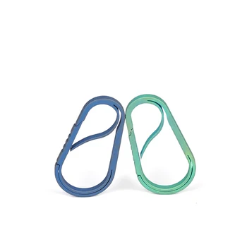 Keychain Keyring Titanium Car Keychain Waist Portable EDC Camping Equipment Gadgets Blue and Green Style Novelty 
Keychain Keyring Titanium Car Keychain Waist Portable EDC Camping Equipment Gadgets Blue and Green Style Novelty
