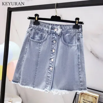 2020 Plus Size 4XL Summer Womens Ladies A-Line Tassel Jeans Short Skirt Button High Waist Denim Pockets Harajuku Mini Skirt 3586
2020 Plus Size 4XL Summer Womens Ladies A-Line Tassel Jeans Short Skirt Button High Waist Denim Pockets Harajuku Mini Skirt 3586