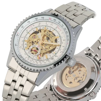 Upscale Men Watch Stainless Steel Skeleton Mechanical Watch Hollow-out Automatic-self-windi Business Style Male Clock reloj
Upscale Men Watch Stainless Steel Skeleton Mechanical Watch Hollow-out Automatic-self-windi Business Style Male Clock reloj