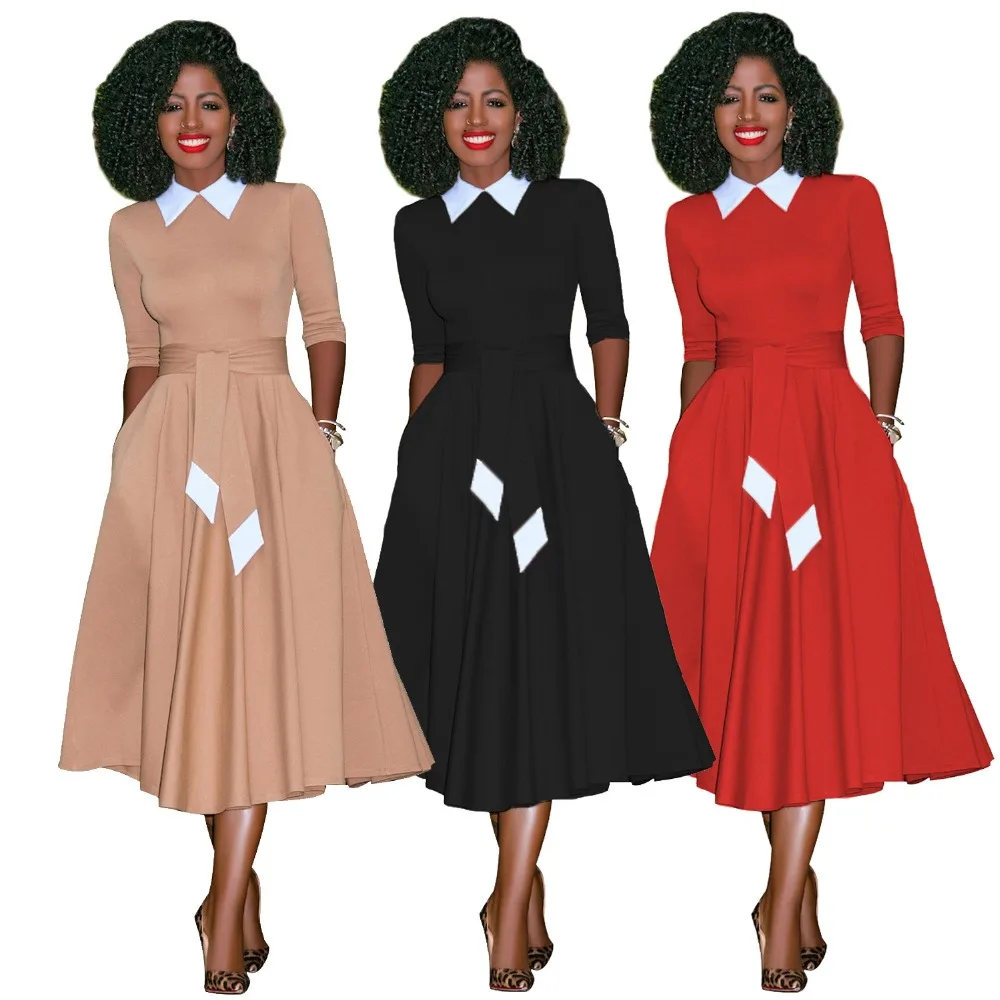 2019 Autumn Winter Vintage Pleated Maxi Women Dress Long Sleeve Slim Dresses with Belt Solid Color Elegant Party Dress Vestidos
2019 Autumn Winter Vintage Pleated Maxi Women Dress Long Sleeve Slim Dresses with Belt Solid Color Elegant Party Dress Vestidos