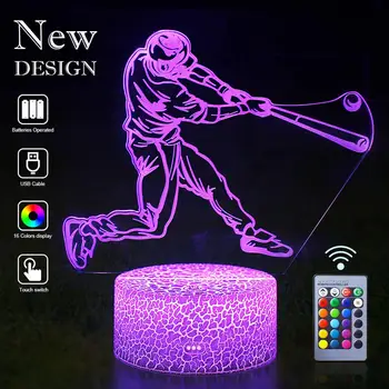 3D Sport Series Night Light LED Table Lamp Remote Hockey Golf Basketball Desk Nightlight Birthday Holiday Christmas Kids Gifts
3D Sport Series Night Light LED Table Lamp Remote Hockey Golf Basketball Desk Nightlight Birthday Holiday Christmas Kids Gifts