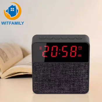 Wireless Bluetooth Cloth Alarm Clock FM Radio Digital LED Display Despertador Voice Call Modern Table Clock Electronic Home
Wireless Bluetooth Cloth Alarm Clock FM Radio Digital LED Display Despertador Voice Call Modern Table Clock Electronic Home