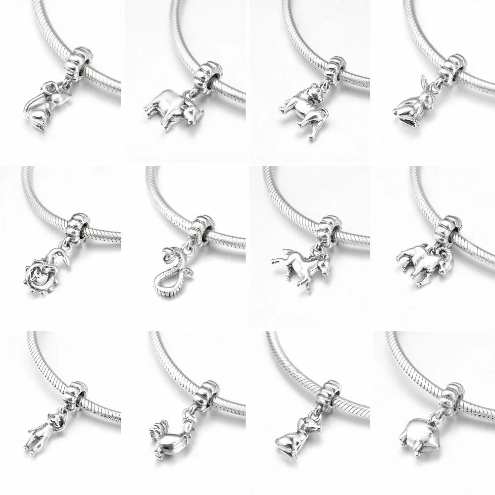 2018 Fashion 12 Chinese Zodiac animal 925 Sterling Silver fine Pendant Beads Fit Original Pandora Charm Bracelet Jewelry making
2018 Fashion 12 Chinese Zodiac animal 925 Sterling Silver fine Pendant Beads Fit Original Pandora Charm Bracelet Jewelry making