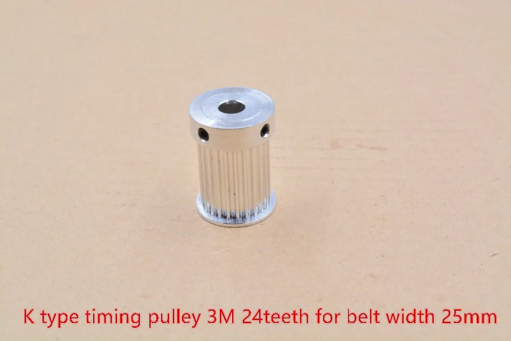 3d printer pulley K type aluminum HTD 3M timing 24teeth bore 8mm 12mm fit for belt width 25mm 1pcs
3d printer pulley K type aluminum HTD 3M timing 24teeth bore 8mm 12mm fit for belt width 25mm 1pcs