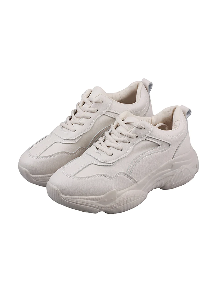 2019 spring and autumn new Korean version of the old shoes female wild students small white running | Обувь