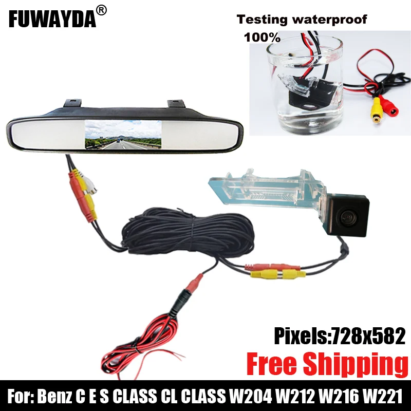 free shipping!!! CCD Car Rear View Camera for Benz SMART R300 R350 with 4.3 Inch Rear view Mirror Monitor
free shipping!!! CCD Car Rear View Camera for Benz SMART R300 R350 with 4.3 Inch Rear view Mirror Monitor