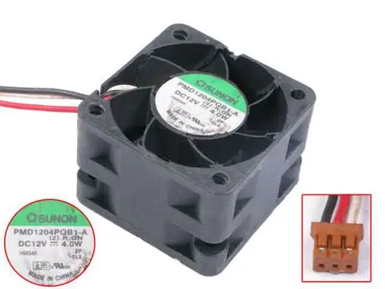 SUNON PMD1204PQB1-A (2)RGN DC 12V 4,0 W 40x40x28mm 3-проводной Вентилятор охлаждения сервера
SUNON PMD1204PQB1-A (2)RGN DC 12V 4,0 W 40x40x28mm 3-проводной Вентилятор охлаждения сервера