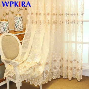 European Luxury Special Embroidered Dark Blue Curtain For Living Room Bedroom Decor Gold Lace Sheer Voile Window Drapes M072D3
European Luxury Special Embroidered Dark Blue Curtain For Living Room Bedroom Decor Gold Lace Sheer Voile Window Drapes M072D3