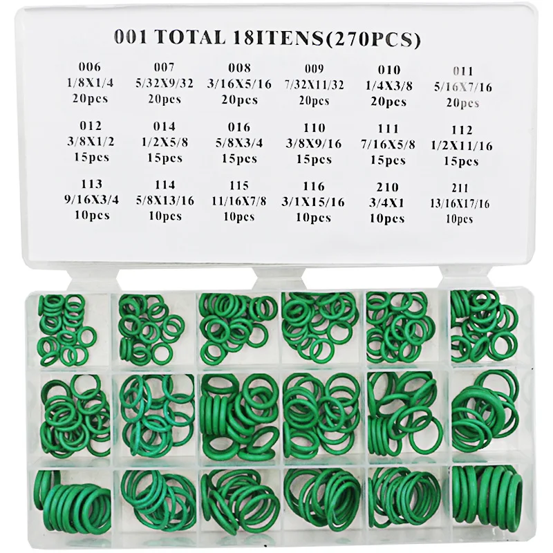 Universal 270PCS Metric Rubber O-Ring Washer Assortment Kit Gasket Automotive Seal New
Universal 270PCS Metric Rubber O-Ring Washer Assortment Kit Gasket Automotive Seal New