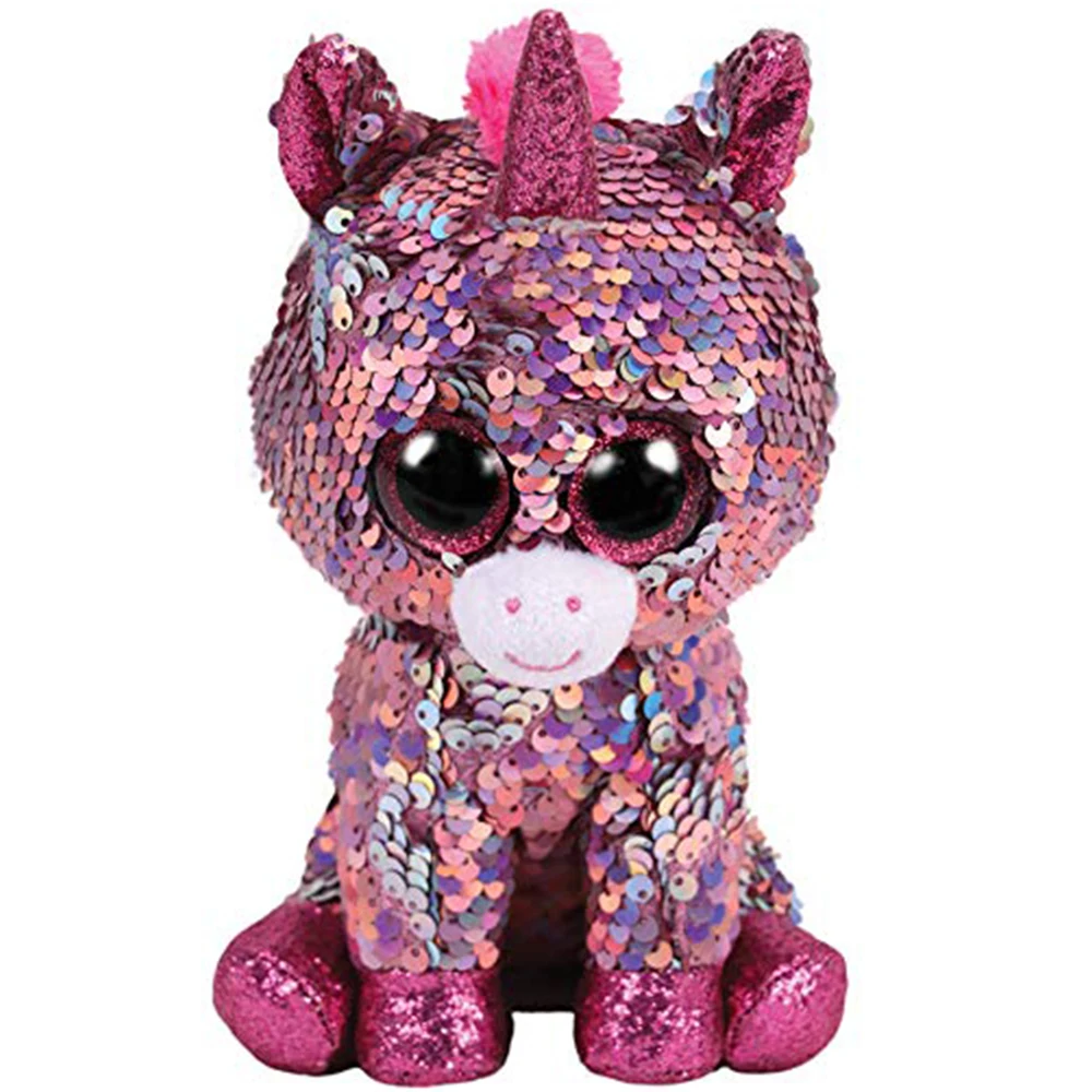 Pyoopeo Ty Flippables 6" 15cm Sparkle the Unicorn Plush Regular Big-eyed Stuffed Animal Collectible Doll Toy with Heart Tag
Pyoopeo Ty Flippables 6" 15cm Sparkle the Unicorn Plush Regular Big-eyed Stuffed Animal Collectible Doll Toy with Heart Tag