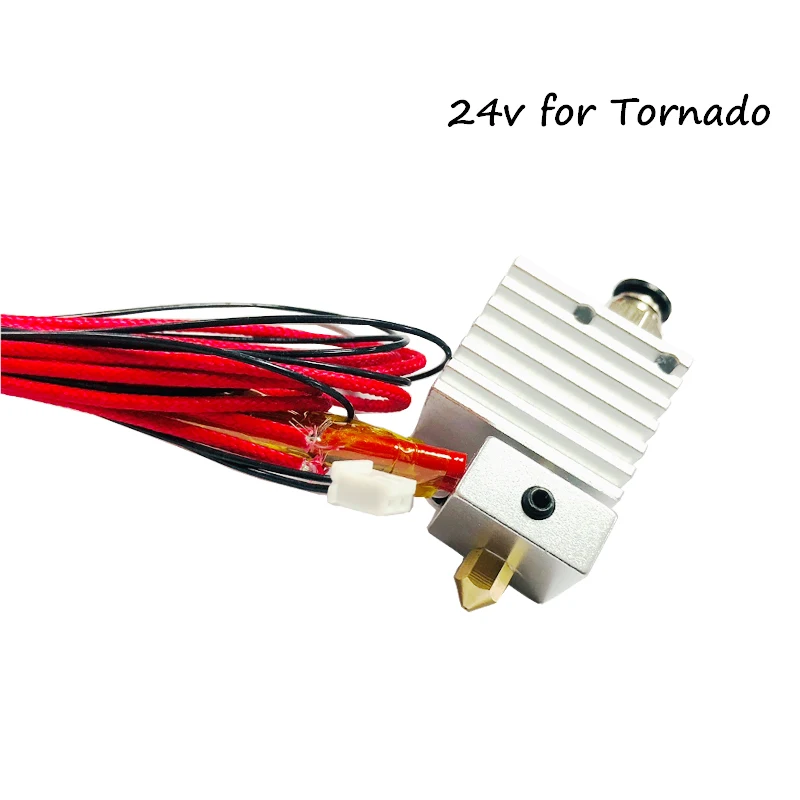 Для TEVO Tarantula PRO для Tevo Tornado 1 75 мм Экструдер E3D Hotend с MK8 0 4 сопло 12 В 24 нагревательный