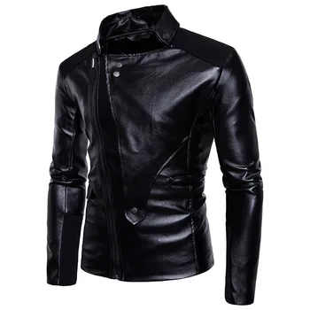 HOCO new 2020 Men hot style zipper lapel inclined zipper PU leather garment leather fashion
HOCO new 2020 Men hot style zipper lapel inclined zipper PU leather garment leather fashion