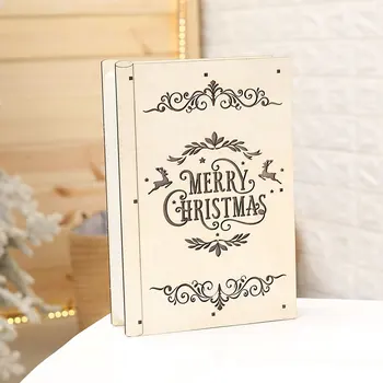 Creative Wooden Ornaments Merry Christmas LED Lights Book Natal Christmas Decorations for Home Wooden Crafts 2020 New Year Gifts
Creative Wooden Ornaments Merry Christmas LED Lights Book Natal Christmas Decorations for Home Wooden Crafts 2020 New Year Gifts