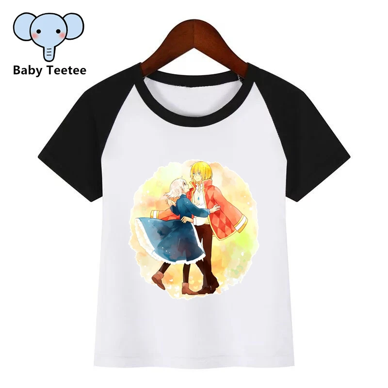 Miyazaki Hayao Howl's Moving Castle Print T Shirt Kids Summer O-Neck Tops Little Girl Tshirt Casual Children Clothing
Miyazaki Hayao Howl's Moving Castle Print T Shirt Kids Summer O-Neck Tops Little Girl Tshirt Casual Children Clothing