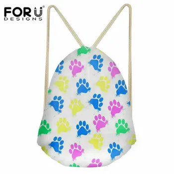 FORUDESIGNS Cute Paws Printed Backpack Sack Women Small Drawstring Bag Female Casual Waterproof Travel Shoes Storage Bags Ladies
FORUDESIGNS Cute Paws Printed Backpack Sack Women Small Drawstring Bag Female Casual Waterproof Travel Shoes Storage Bags Ladies