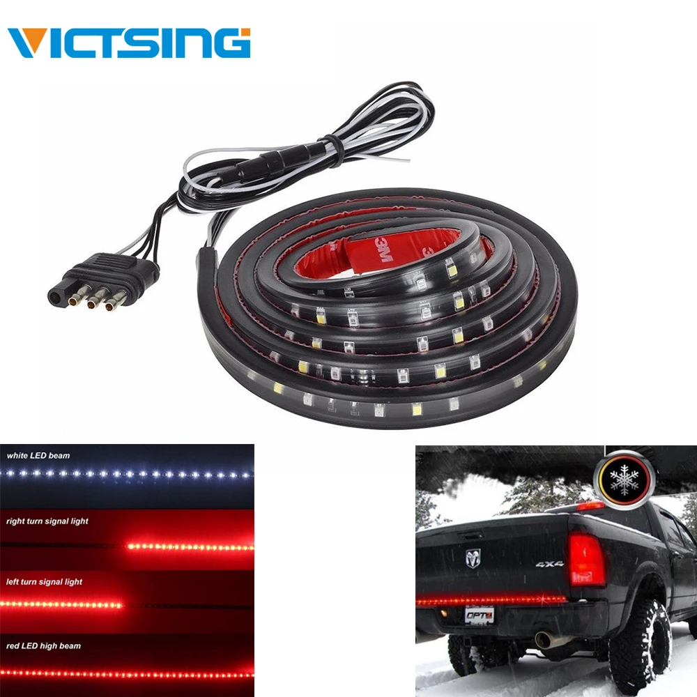VicTsing Car LED Strip Light Bar Red White Reverse Brake Turn Signal Tail Running Brake Signal Rear Strip Light Car Truck 110cm
VicTsing Car LED Strip Light Bar Red White Reverse Brake Turn Signal Tail Running Brake Signal Rear Strip Light Car Truck 110cm