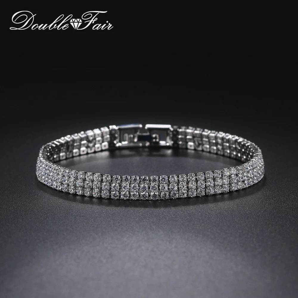 Double Fair OL Style 3 layer Zircon Bracelets For Women Silver/Gold Color Chain Rhinestone Fashion Jewelry HotSale DFH092M
Double Fair OL Style 3 layer Zircon Bracelets For Women Silver/Gold Color Chain Rhinestone Fashion Jewelry HotSale DFH092M