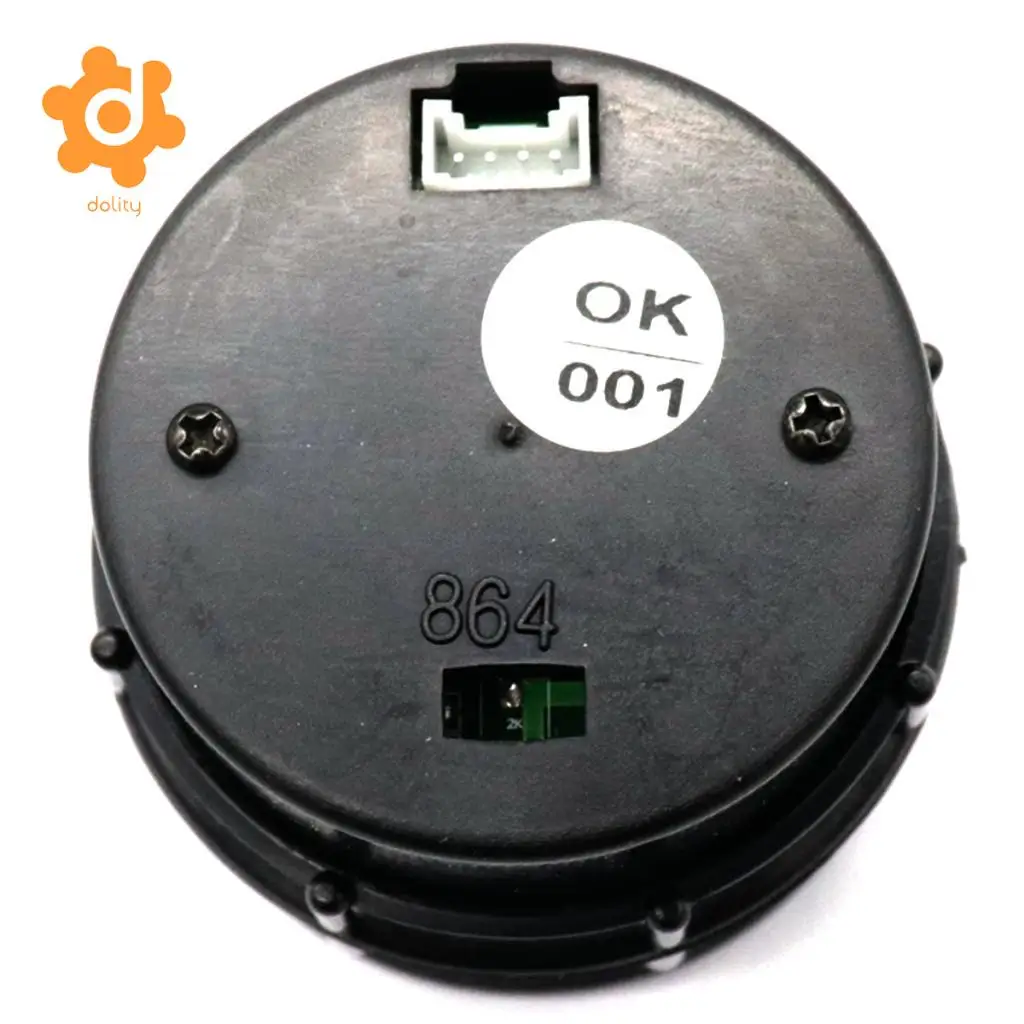 Car Motor 7 Color LED Light 52mm 8V-18V Volt Voltmeter Gauge Pointer Meter