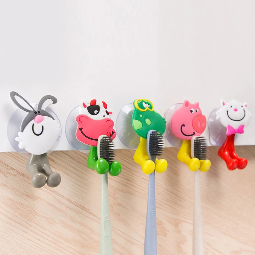 1PC Wall Mounted Heavy Duty Suction Cup Antibacterial Toothbrush Holder Hooks Set Toothpaste Suction Cup Holder
1PC Wall Mounted Heavy Duty Suction Cup Antibacterial Toothbrush Holder Hooks Set Toothpaste Suction Cup Holder