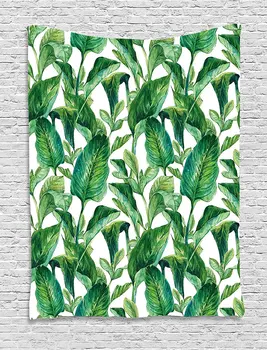 Leaf Tapestry Romantic Holiday Island Hawaiian Banana Trees Watercolored Image, Wall Hanging for Bedroom Living Room Dorm
Leaf Tapestry Romantic Holiday Island Hawaiian Banana Trees Watercolored Image, Wall Hanging for Bedroom Living Room Dorm