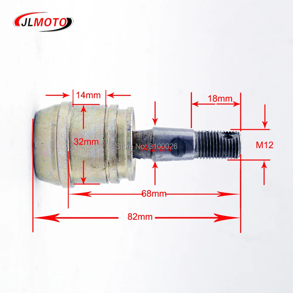 Комплект шаровых шарниров M12 32x14мм подходит для квадроциклов ATV 200cc 250cc 150cc UTV