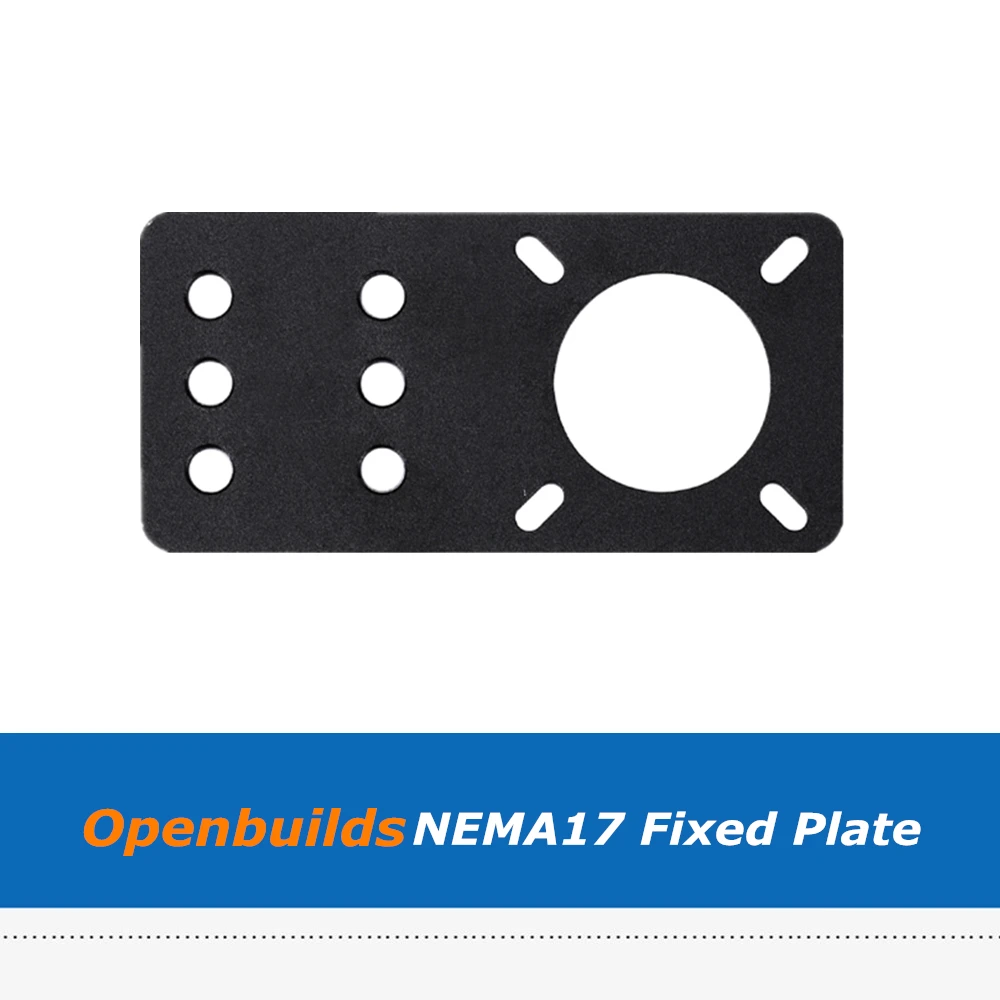 3D Printer Accessories Openbuilds Motor Mounting Plate, Aluminum NEMA 17 Fixed Mounting Bracket
3D Printer Accessories Openbuilds Motor Mounting Plate, Aluminum NEMA 17 Fixed Mounting Bracket