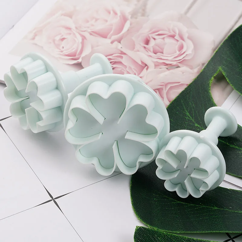 3pcs/set Daisy Flower Cookie Sunflower Plunger Cutter Sugarcraft Fondant Cake Tool Christmas Cake Decorating Tools ZH847
3pcs/set Daisy Flower Cookie Sunflower Plunger Cutter Sugarcraft Fondant Cake Tool Christmas Cake Decorating Tools ZH847