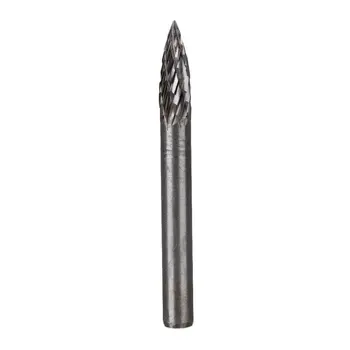 5pcs 6mm Blade Dia G-Type/Tree Shape Silver Carbide Double Cut Burrs Rotary Drill Bit Grinding Carving Tool
5pcs 6mm Blade Dia G-Type/Tree Shape Silver Carbide Double Cut Burrs Rotary Drill Bit Grinding Carving Tool