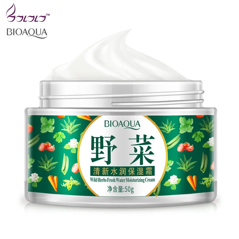Bioaqua Wild Herbs Fresh Water Moisturizing Cream,skin care,facial day cream, vegetables essence,smooth, nourish, hydrating
Bioaqua Wild Herbs Fresh Water Moisturizing Cream,skin care,facial day cream, vegetables essence,smooth, nourish, hydrating