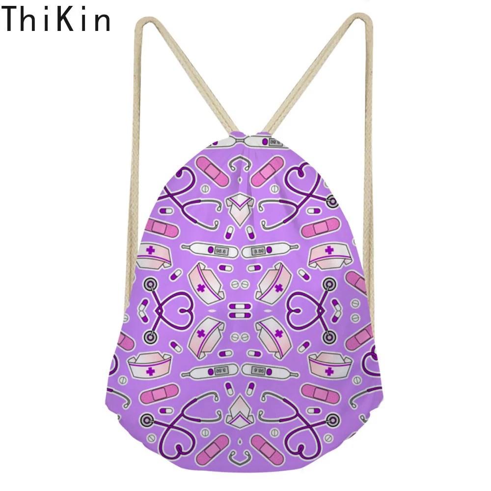 THIKIN Cute Nurse Love Purple Sports Gym Bags Women Nursing Pattern Small Running Girls Women Backpack Fitness Gymsack Ladies
THIKIN Cute Nurse Love Purple Sports Gym Bags Women Nursing Pattern Small Running Girls Women Backpack Fitness Gymsack Ladies
