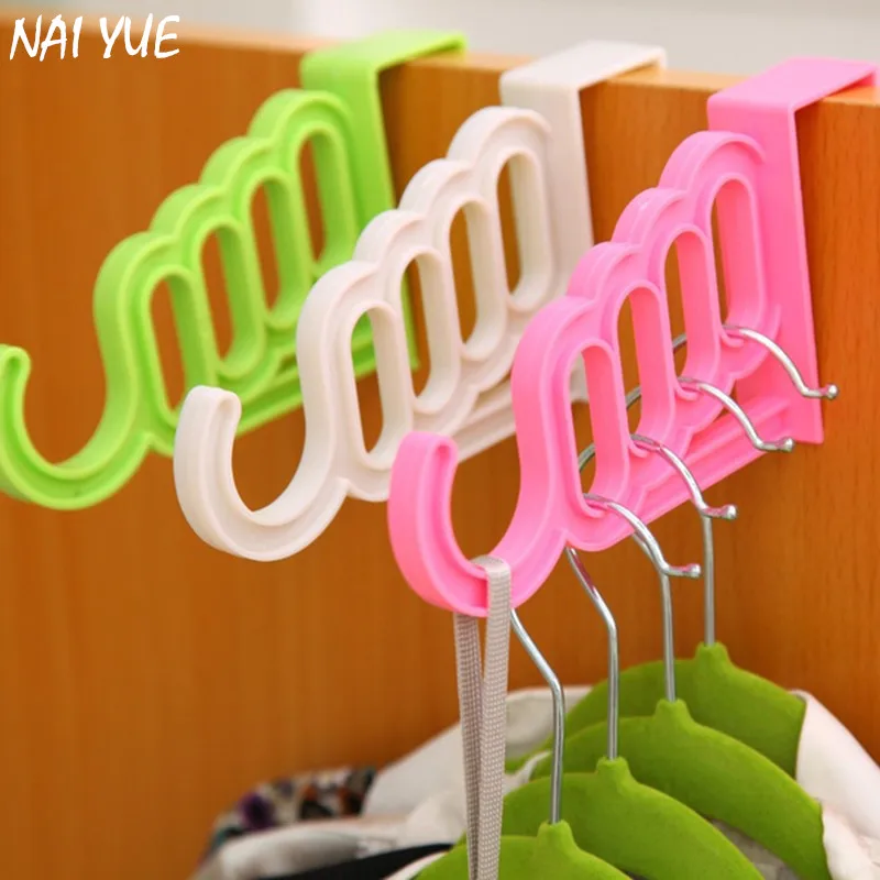 NAI YUE Convenient Hook Hanger Over Door Hanging Cloth Coat Racks Cap Bag Four Holes Colorful 1pcs
NAI YUE Convenient Hook Hanger Over Door Hanging Cloth Coat Racks Cap Bag Four Holes Colorful 1pcs