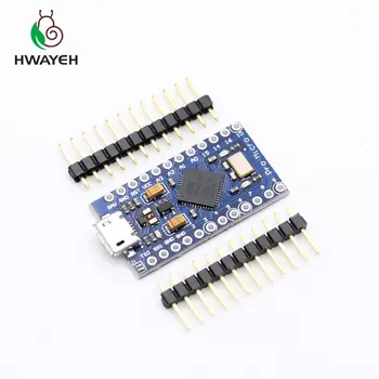 10PCS Pro Micro ATmega32U4 5V 16MHz Replace ATmega328 Pro Mini With 2 Row Pin Header for arduino Leonardo Mini Usb Interface
10PCS Pro Micro ATmega32U4 5V 16MHz Replace ATmega328 Pro Mini With 2 Row Pin Header for arduino Leonardo Mini Usb Interface