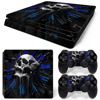 For white skull design skin sticker for PS4 slim console and two controller covers #TN-P4Slim-0142
For white skull design skin sticker for PS4 slim console and two controller covers #TN-P4Slim-0142