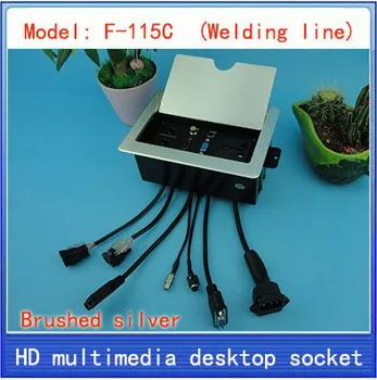 Tabletop socket / hidden /multimedia information outlet box/ network RJ45,HDMI Audio video VGA interface desktop socket F-115C
Tabletop socket / hidden /multimedia information outlet box/ network RJ45,HDMI Audio video VGA interface desktop socket F-115C
