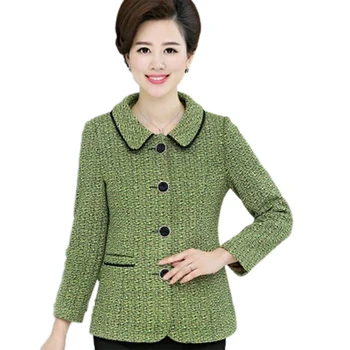 2018 New Middle Aged Women Print Plus Size Jacket Coat Spring Autumn Elegant Monther Turn Down Collar Jacket with Pocket F465
2018 New Middle Aged Women Print Plus Size Jacket Coat Spring Autumn Elegant Monther Turn Down Collar Jacket with Pocket F465