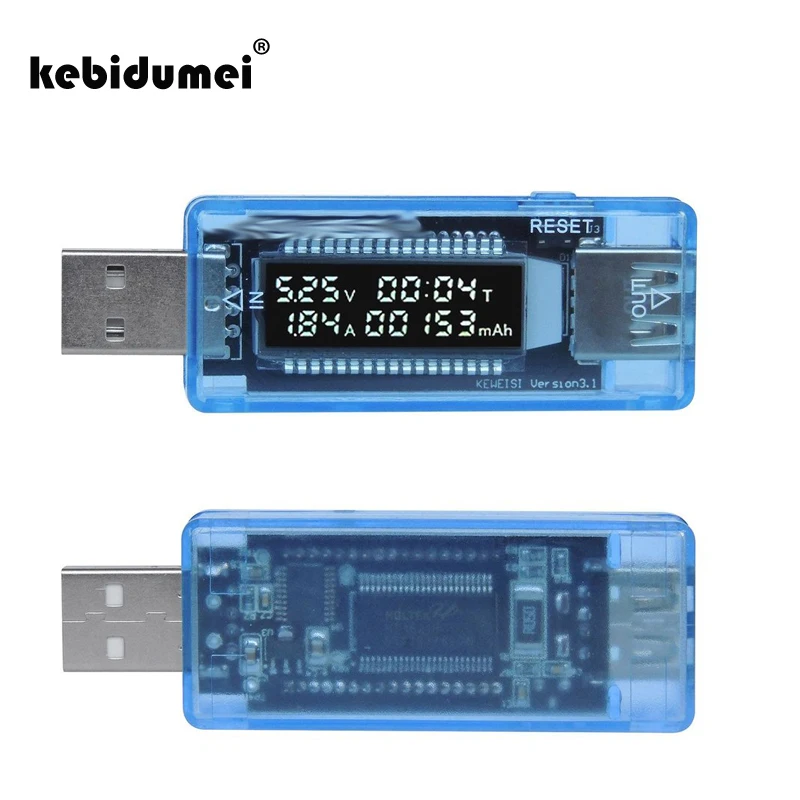 kebidumei USB Volt Stroom Spanning Doctor Lader Capaciteit Power Bank Tester LED Meter Current Voltage Capacity Tester
kebidumei USB Volt Stroom Spanning Doctor Lader Capaciteit Power Bank Tester LED Meter Current Voltage Capacity Tester