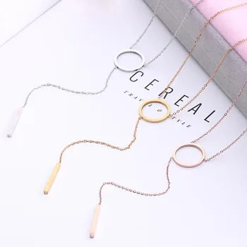 Gold Color Stainless Steel Circle Necklaces Pendants Fashion Choker Necklace Women Bijoux Jewelry
Gold Color Stainless Steel Circle Necklaces Pendants Fashion Choker Necklace Women Bijoux Jewelry