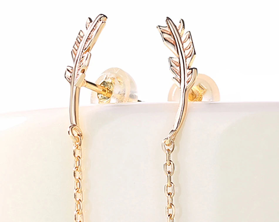 ALLNOEL Real 925 Sterling Silver Jewelry Set Cupid Love Arrow Heart Necklace Long Earrings Ring For Women Anniversary Party Gift (16)