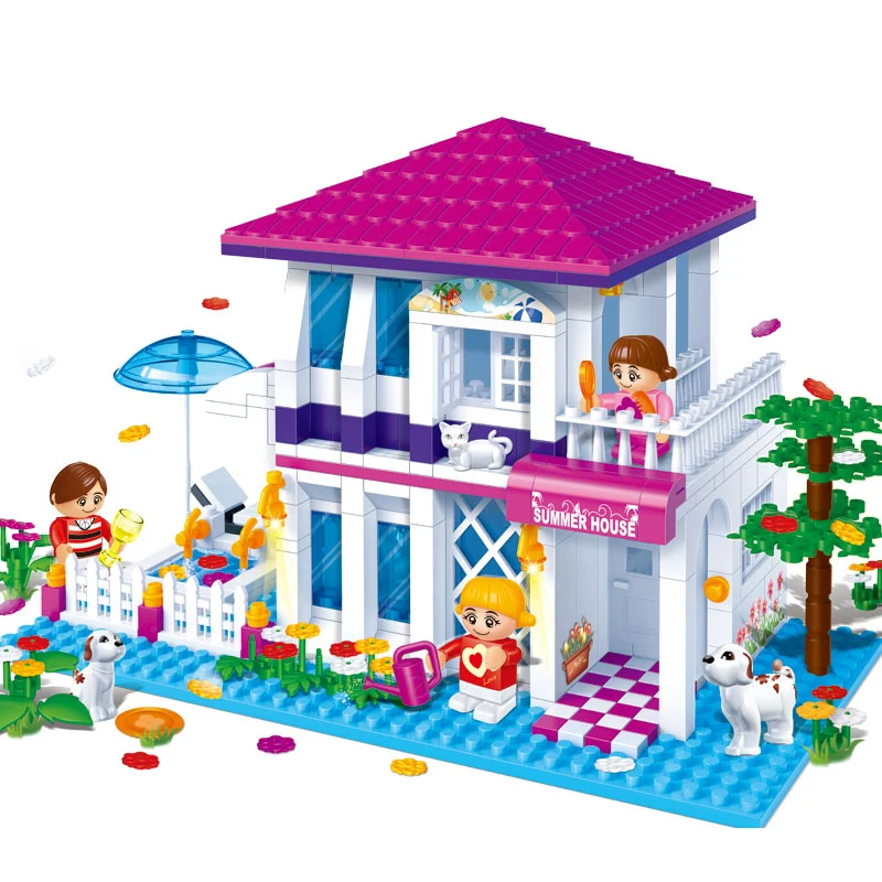 Pandadomik Summer House Villa Building Blocks Set Model Constructor legoinglys Bricks Friends Toys Girls Birthday Gift Children
Pandadomik Summer House Villa Building Blocks Set Model Constructor legoinglys Bricks Friends Toys Girls Birthday Gift Children