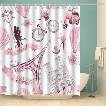 Waterproof Polyester Pink Bath Curtain for Bathtub Decor Heart Shower Curtain Long 80x200cm 3D Blackout Shower Curtain cortina
Waterproof Polyester Pink Bath Curtain for Bathtub Decor Heart Shower Curtain Long 80x200cm 3D Blackout Shower Curtain cortina