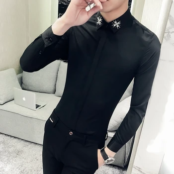 18 spring new men long sleeve shirt Manual order drill decorative led the wet shirt 1808 - P65 north mode spot
18 spring new men long sleeve shirt Manual order drill decorative led the wet shirt 1808 - P65 north mode spot